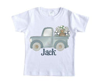 Turkey Truck Thanksgiving Personalized Shirt - Sew Lucky Embroidery