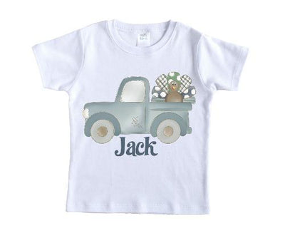 Turkey Truck Thanksgiving Personalized Shirt