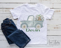 Turkey Truck Thanksgiving Personalized Shirt - Sew Lucky Embroidery
