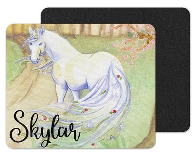 Unicorn Drawing Custom Personalized Mouse Pad