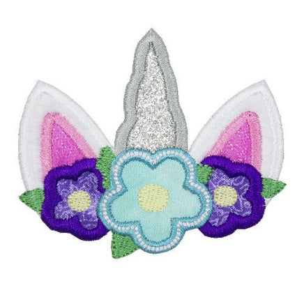 Unicorn Horn Patch - Sew Lucky Embroidery