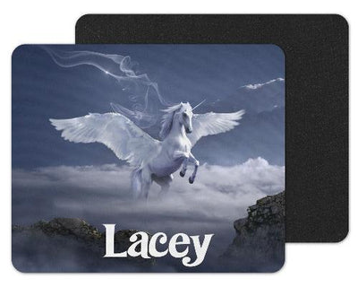 Unicorn in Clouds Custom Personalized Mouse Pad