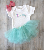 Unicorn Name Patch - Sew Lucky Embroidery