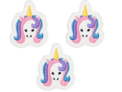 Unicorn Face Felties Uncut (set of 3)