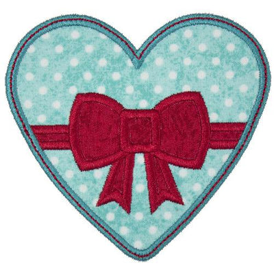 Valentine Heart Sew or Iron on Patch