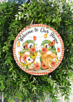 Welcome Gnomes Door Hanger - Sew Lucky Embroidery