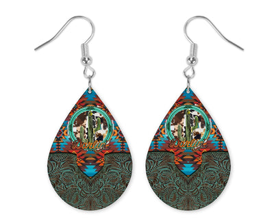 Western Darlin' Teardrop Earrings