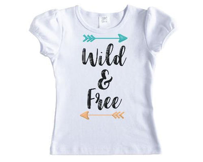 Wild and Free Girls Shirt