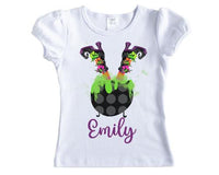 Witch in Caldron Halloween Personalized Girls Shirt - Sew Lucky Embroidery