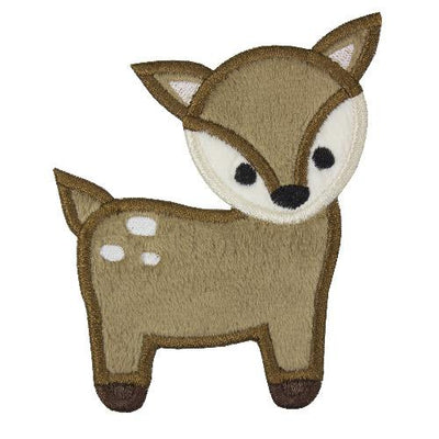 Woodland Deer Applique Embroidery Patch