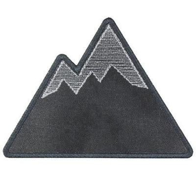 Woodland Mountain Sew or Iron on Embroidered Patch