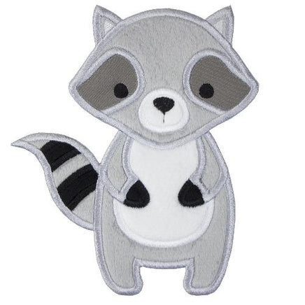 Woodland Raccoon Patch - Sew Lucky Embroidery