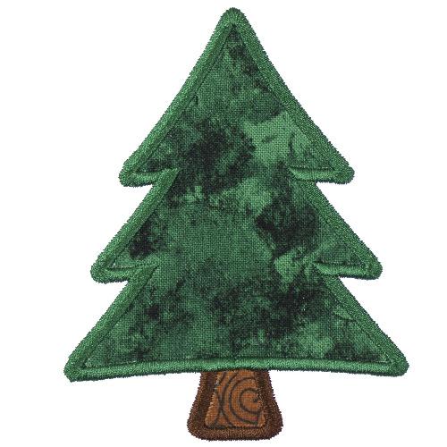 Woodland Tree Sew or Iron on Embroidered Patch | Sew Lucky Embroidery